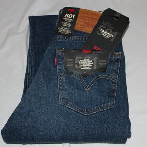 Levi's Premium 501 Original Cropped Jeans - Women's 23x26 NWT - Irregular